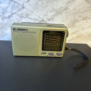Bell & Howell Portable FM/MW/SW 9 Band World Receiver Radio